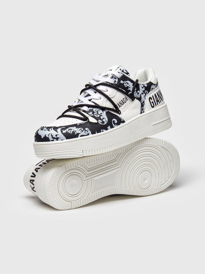 sneakers / Black Majestic Wrapped Sneakers