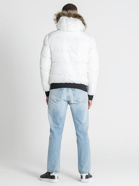 puffers / White Utility Puffer Jacket