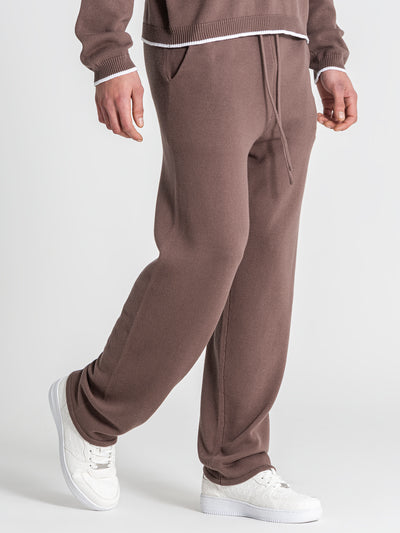 joggers / Brown G Knit Pants