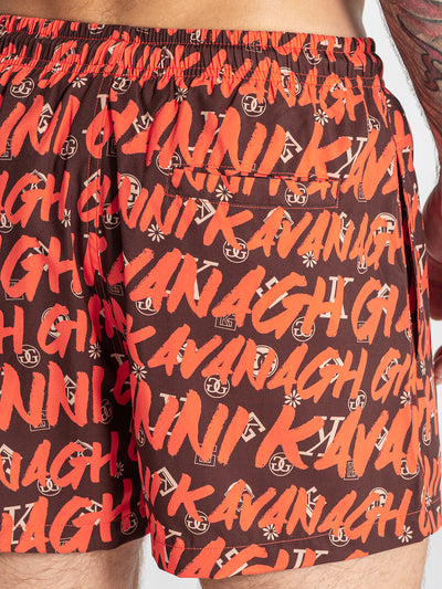 swimshorts / Orange Rebel Swimshorts
