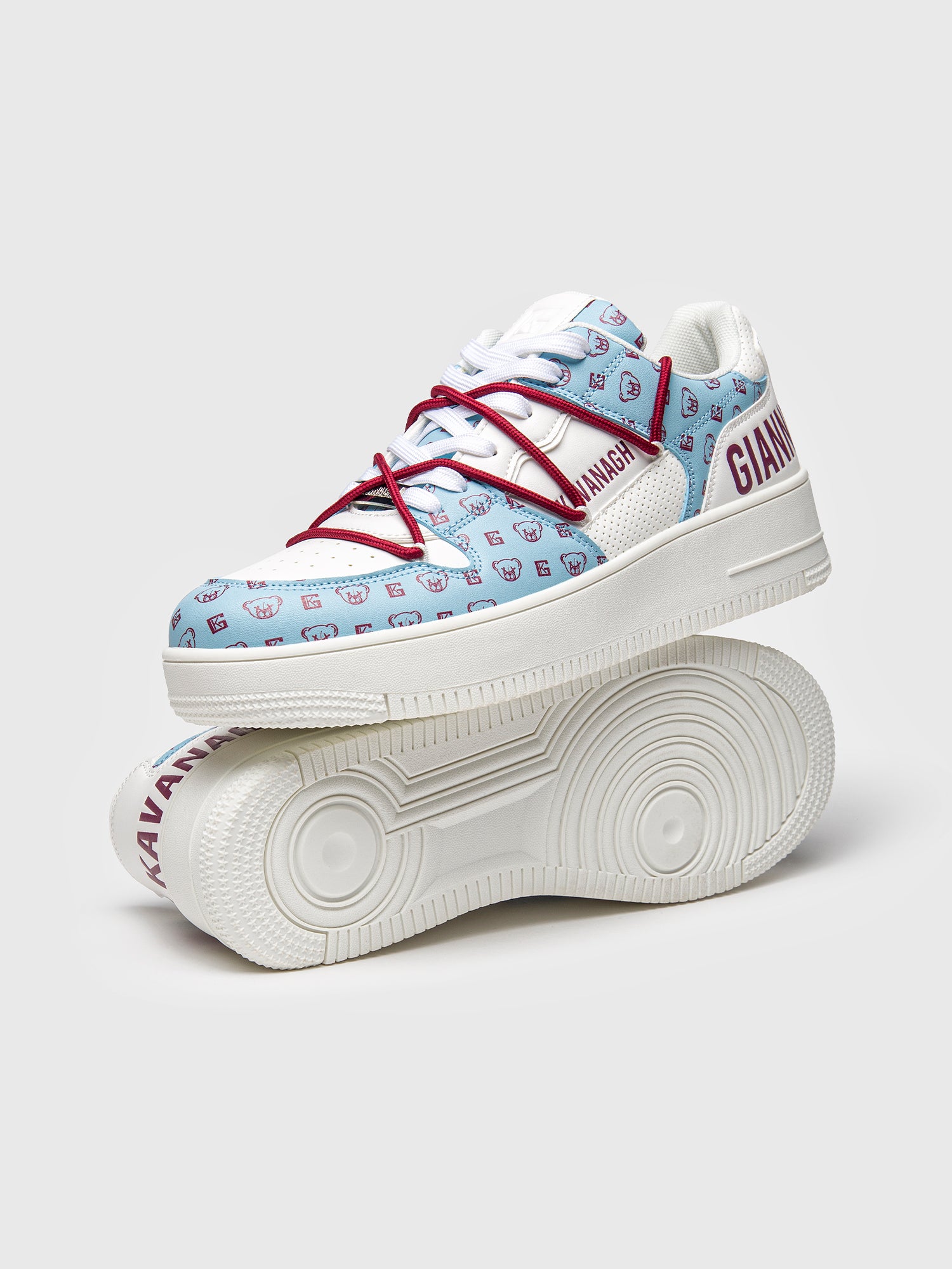 sneakers / Light Blue Bear Wrapped Sneakers