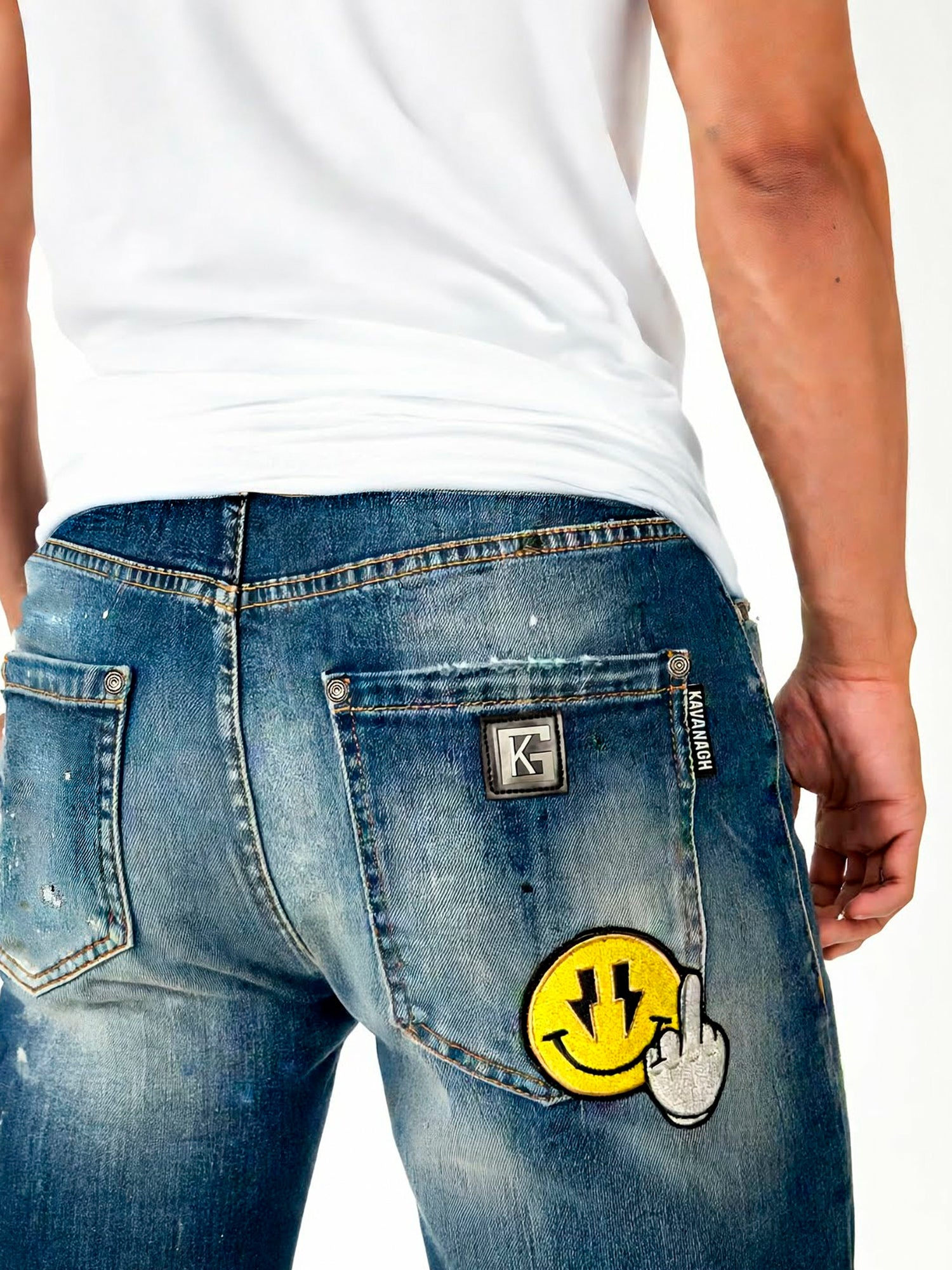 jeans / Blue Smile Slim Fit Jeans