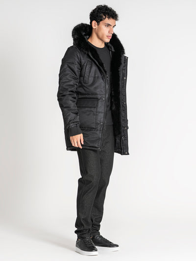 overcoats / Black Depth Coat