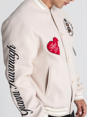 bombers / Beige Noble Bear Bomber Jacket