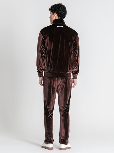 zip jackets / Brown GK Tape Zip Jacket