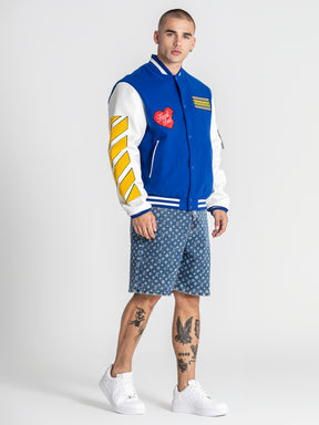 bombers / Blue Grumpy Duck Bomber Jacket