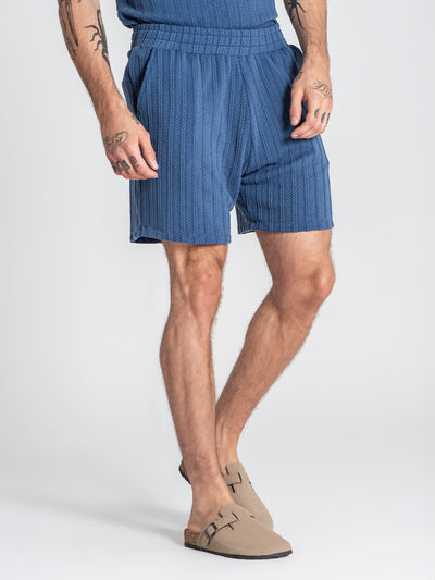 shorts / Blue Twist Shorts