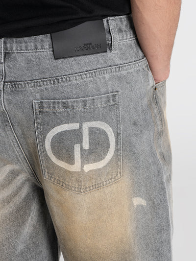 shorts / Grey Vintage Denim Shorts