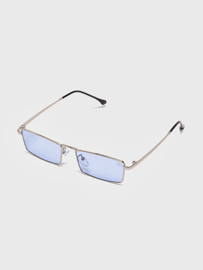 sunglasses / Blue Rectangle Sunglasses