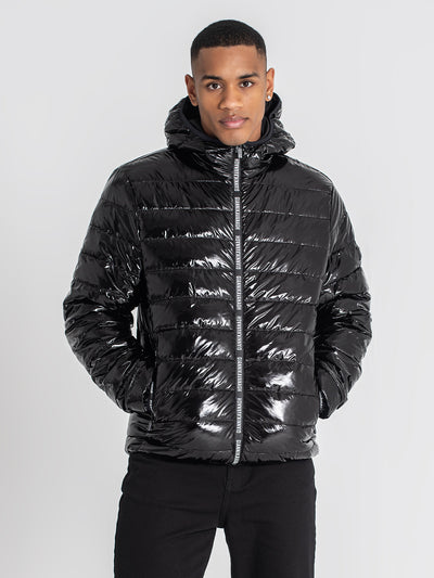 jackets / Black Loop Hoodie Jacket