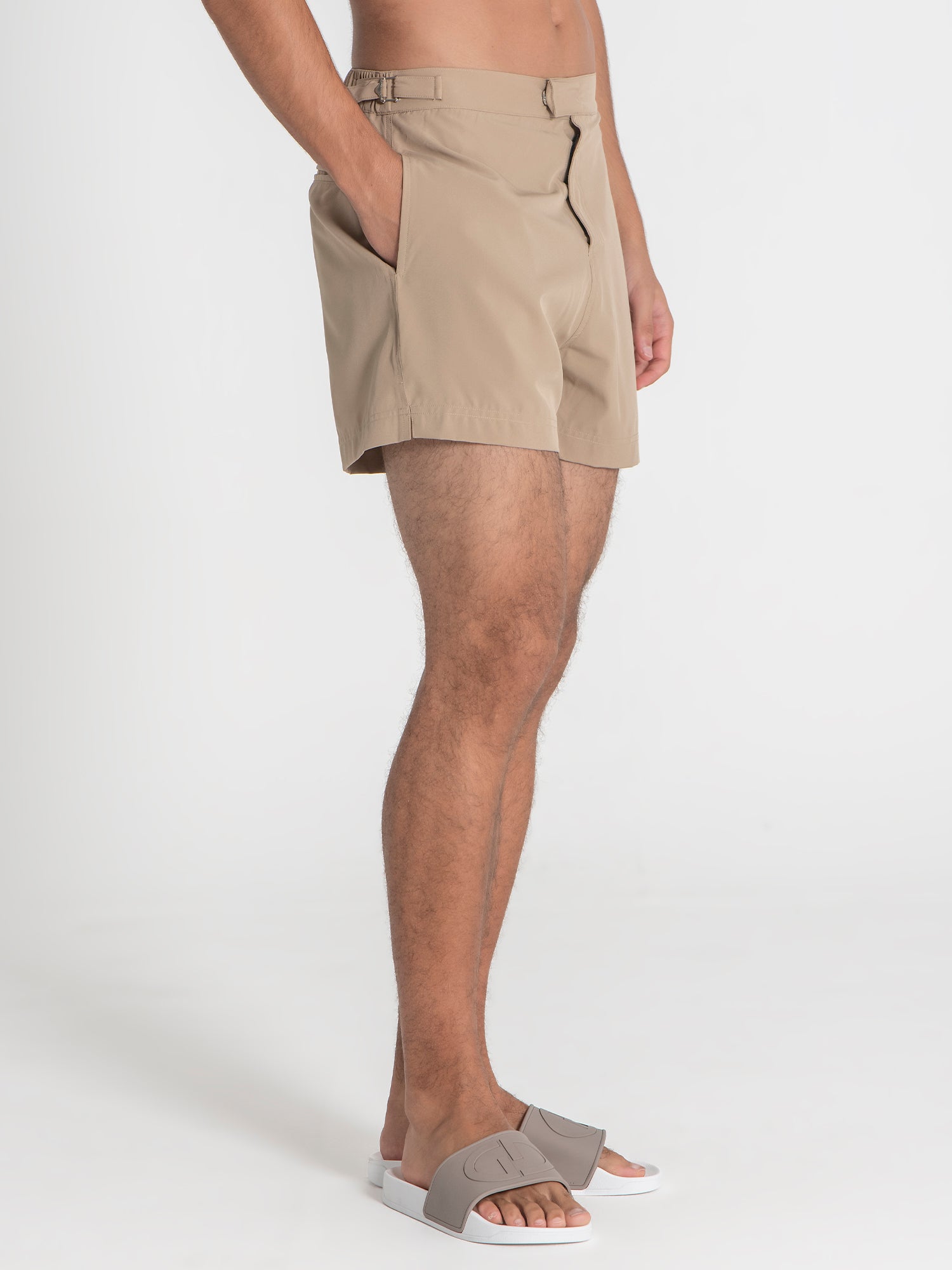 swimshorts / Taupe Lock Swimshorts