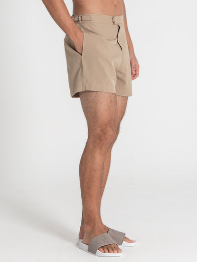 swimshorts / Taupe Lock Swimshorts