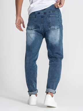jeans / Dark Blue Scratch Jeans