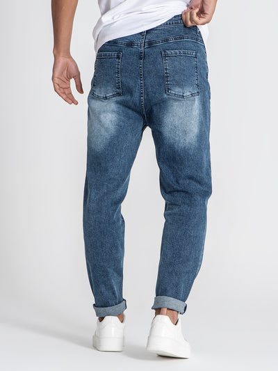 jeans / Dark Blue Scratch Jeans