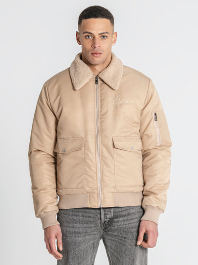 bombers / Beige Gianni Bomber Jacket