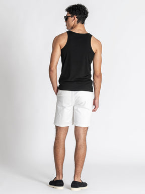 tank tops / Black Essence Ribbed Tanktop