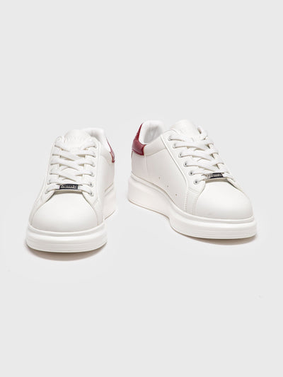 sneakers / Red Statement Sneakers