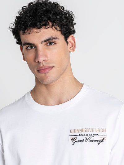 t-shirts / White Look at me Tee