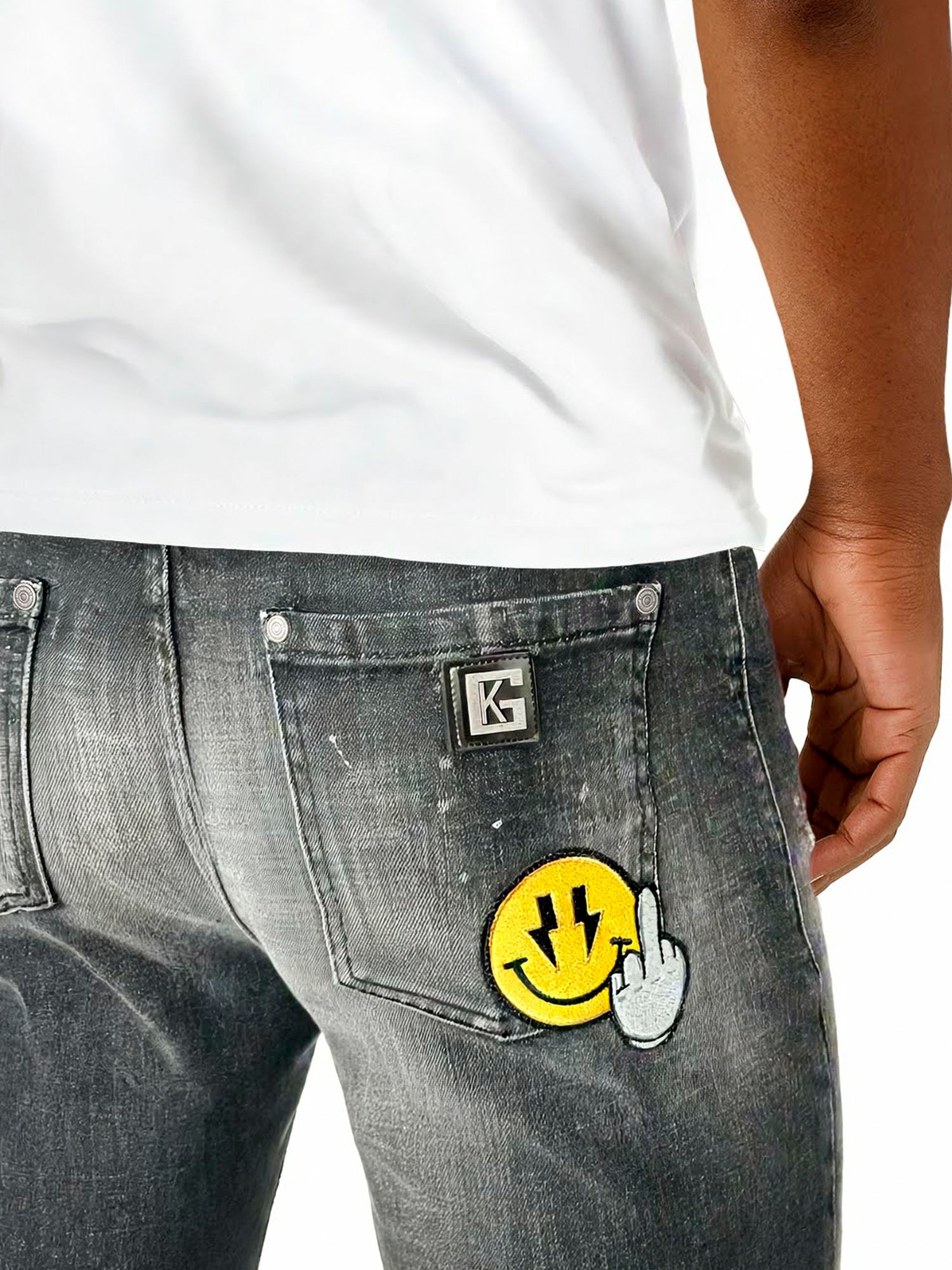 jeans / Black Smile Slim Fit Jeans