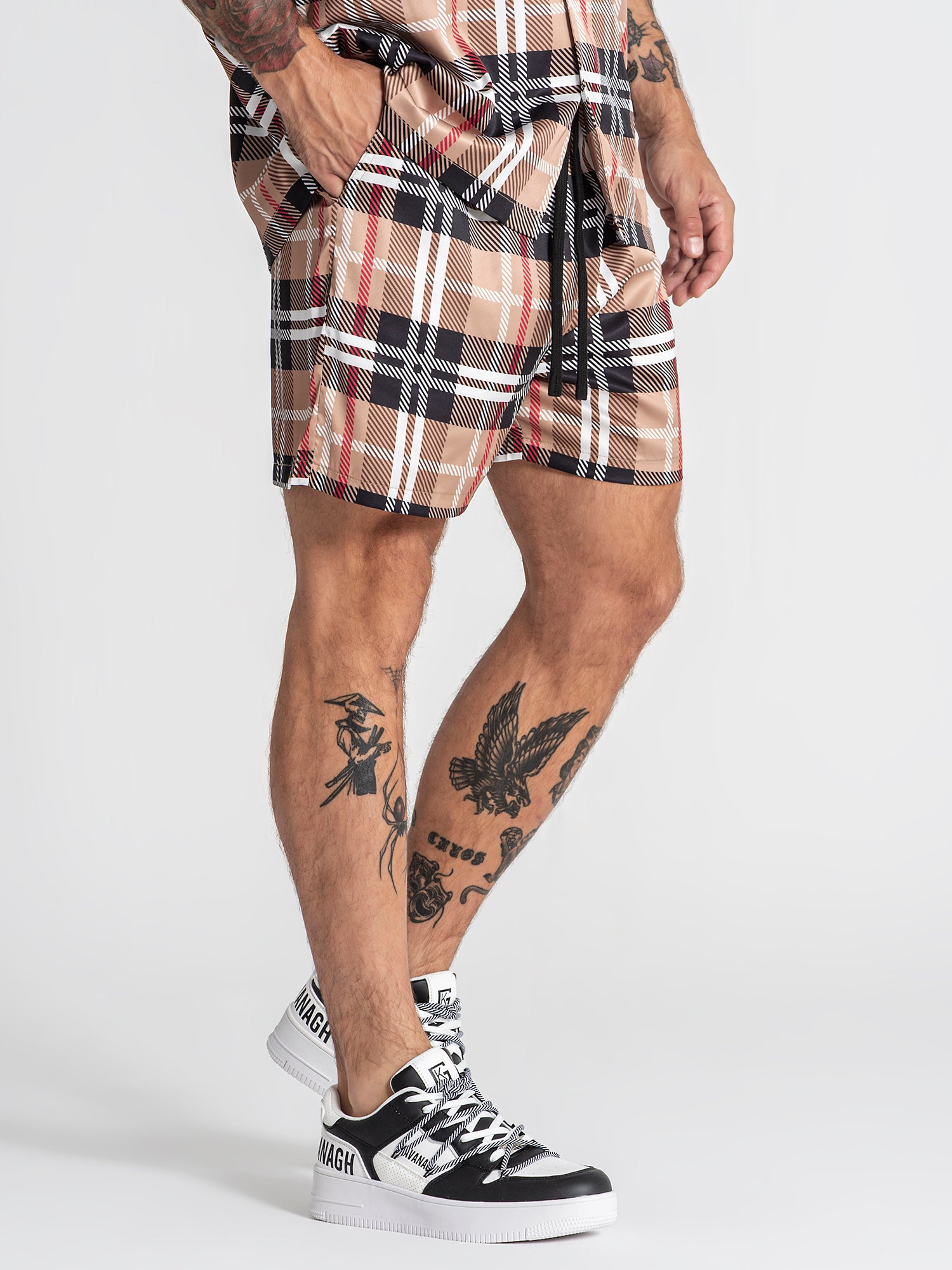 shorts / Multicolor British Satin Shorts