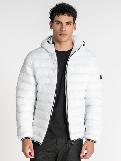 jackets / White Loop 2.0 Hoodie Jacket