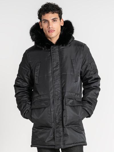 overcoats / Black Depth Coat