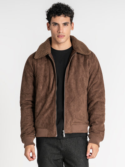jackets / Brown Timeless Aviator Jacket