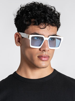 sunglasses / White Square Sunglasses