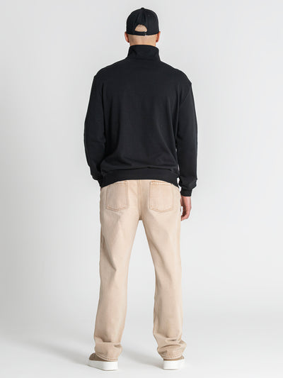 sweats / Black British Zip Sweat