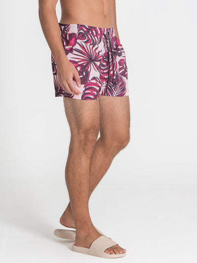 swimshorts / Pink Tropic Swimshorts