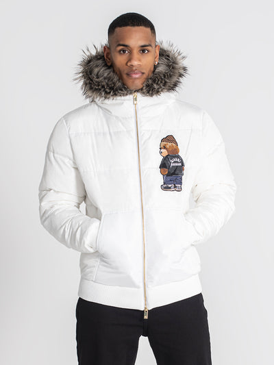 puffers / White Bear Puffer Jacket
