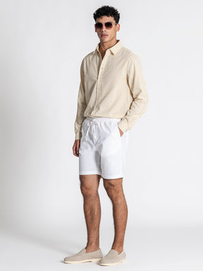 shirts / Beige GG Linen Shirt