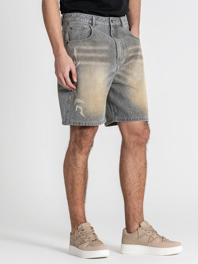 shorts / Grey Vintage Denim Shorts