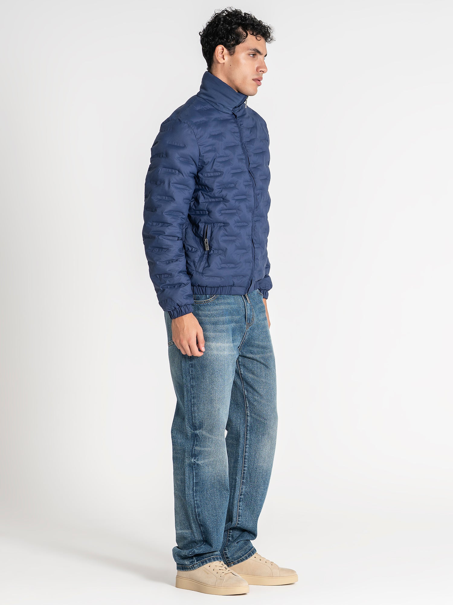 jackets / Blue Code Puffer Jacket