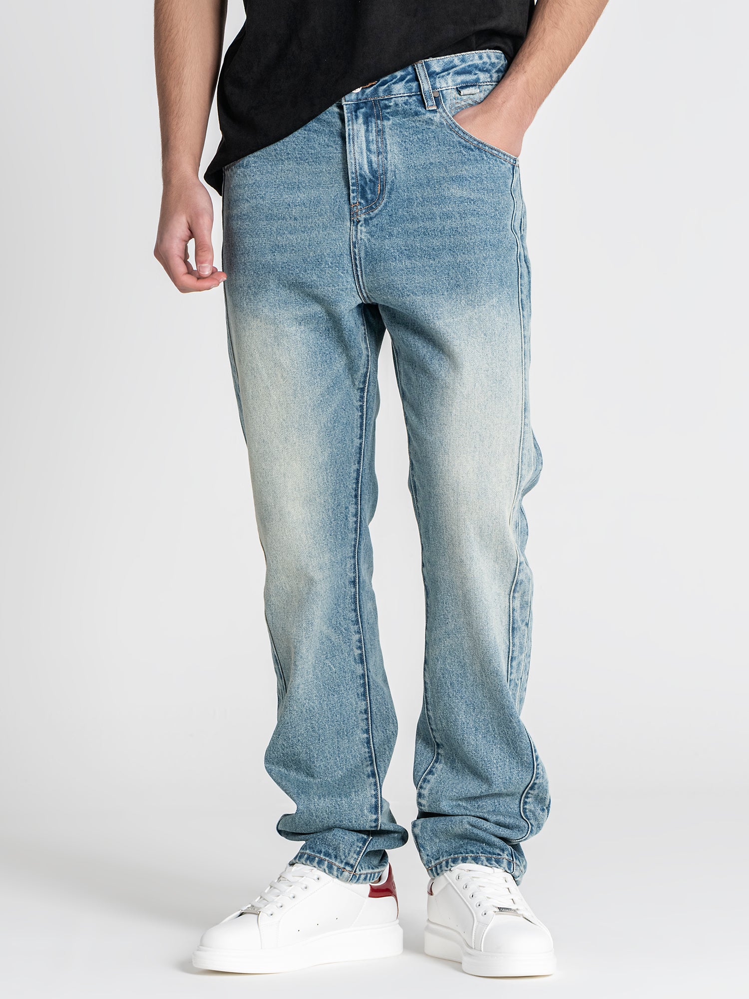 jeans / Medium Blue Tape Jeans