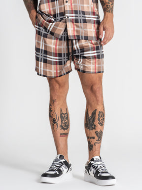 shorts / Multicolor British Satin Shorts