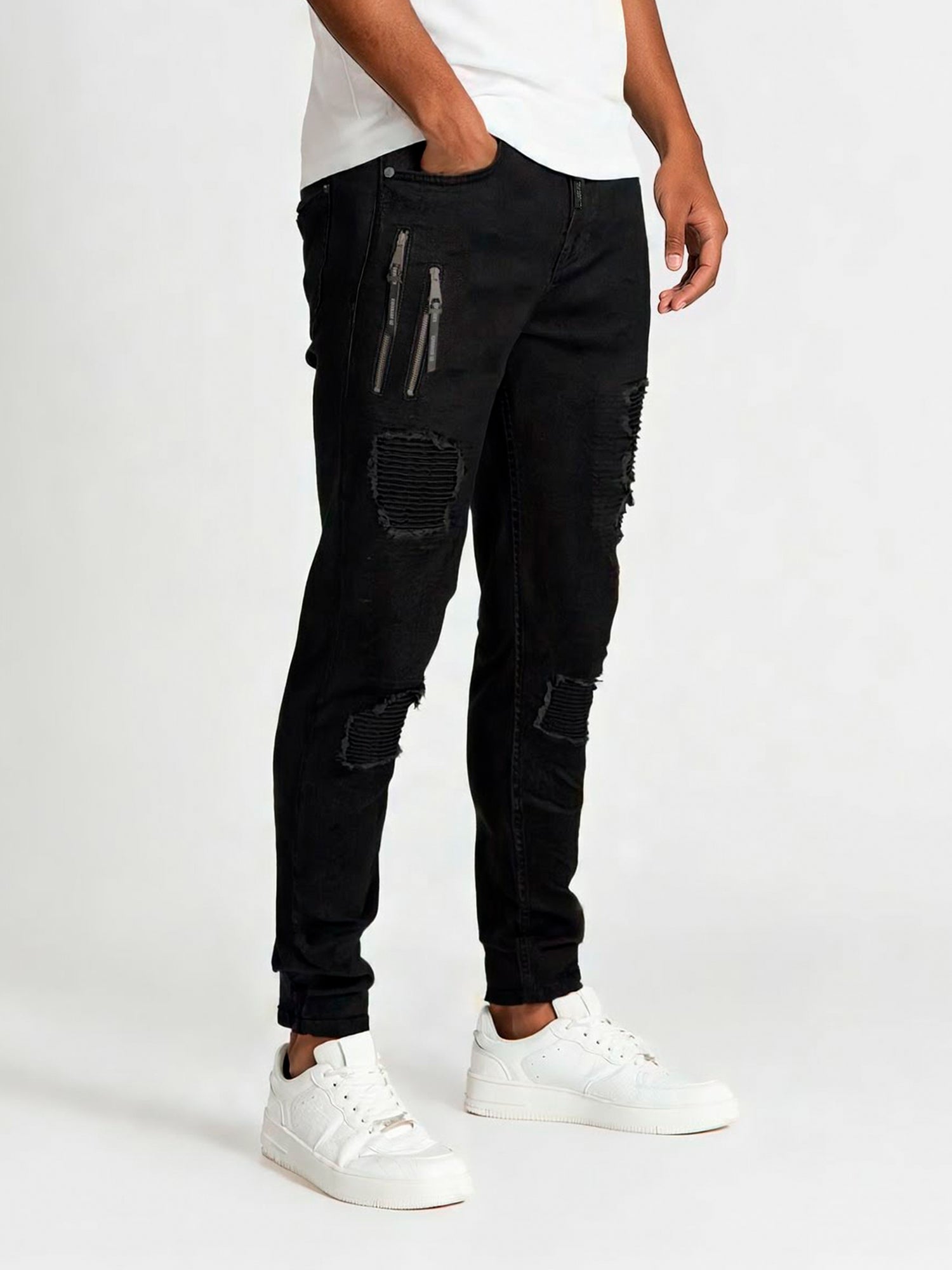 jeans / Black Motor Slim Fit Jeans