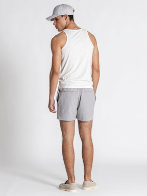 tank tops / White Essence Ribbed Tanktop