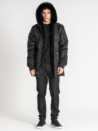 overcoats / Black Depth Coat