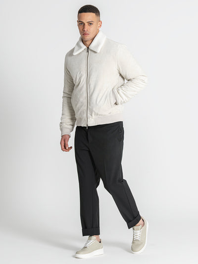 jackets / White Timeless Aviator Jacket