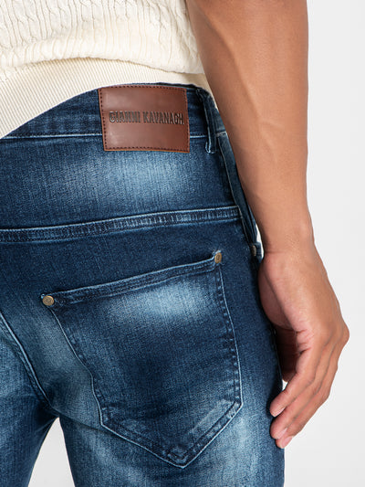 jeans / Dark Blue Zipper Jeans
