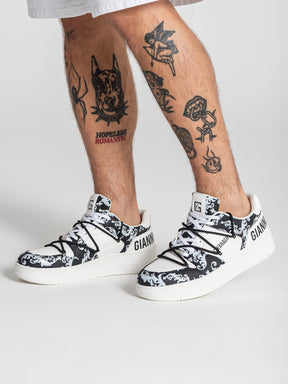 sneakers / Black Majestic Wrapped Sneakers