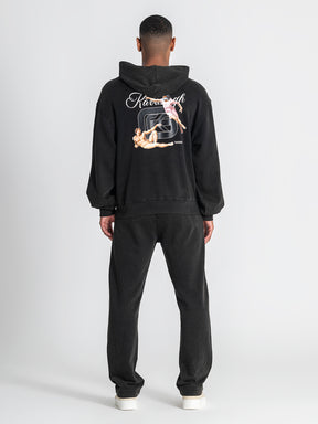 hoodies / Black Heresy Acid Wash Hoodie