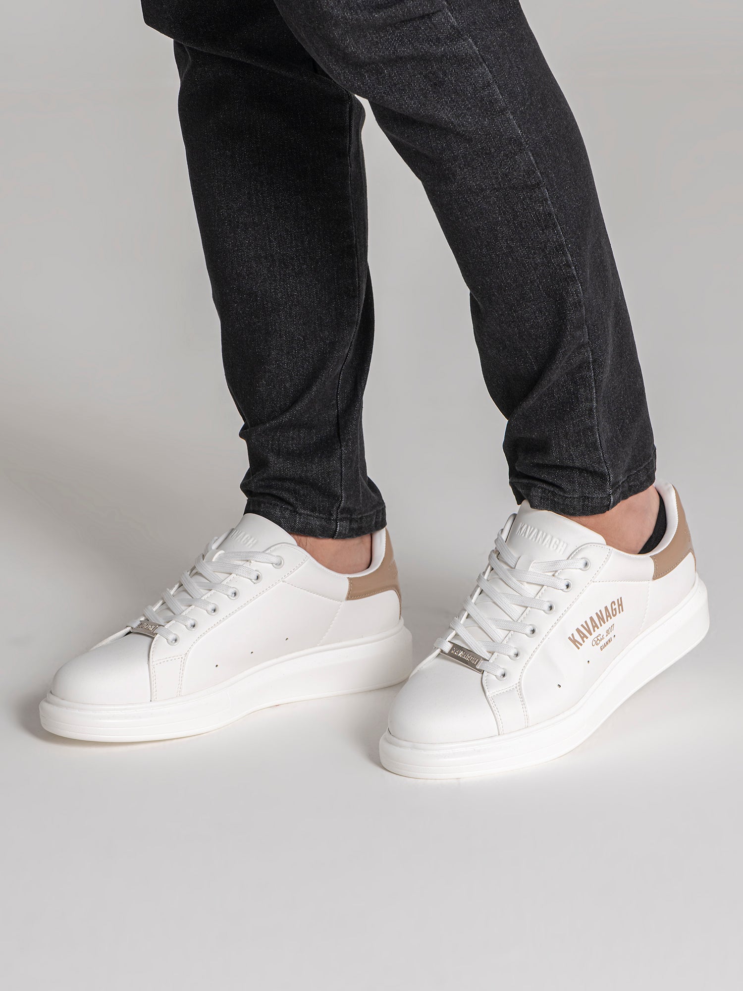sneakers / Taupe Statement Sneakers