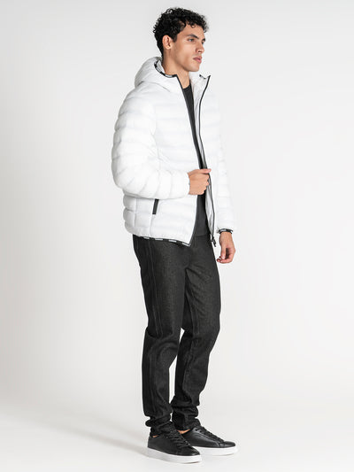 jackets / White Loop 2.0 Hoodie Jacket