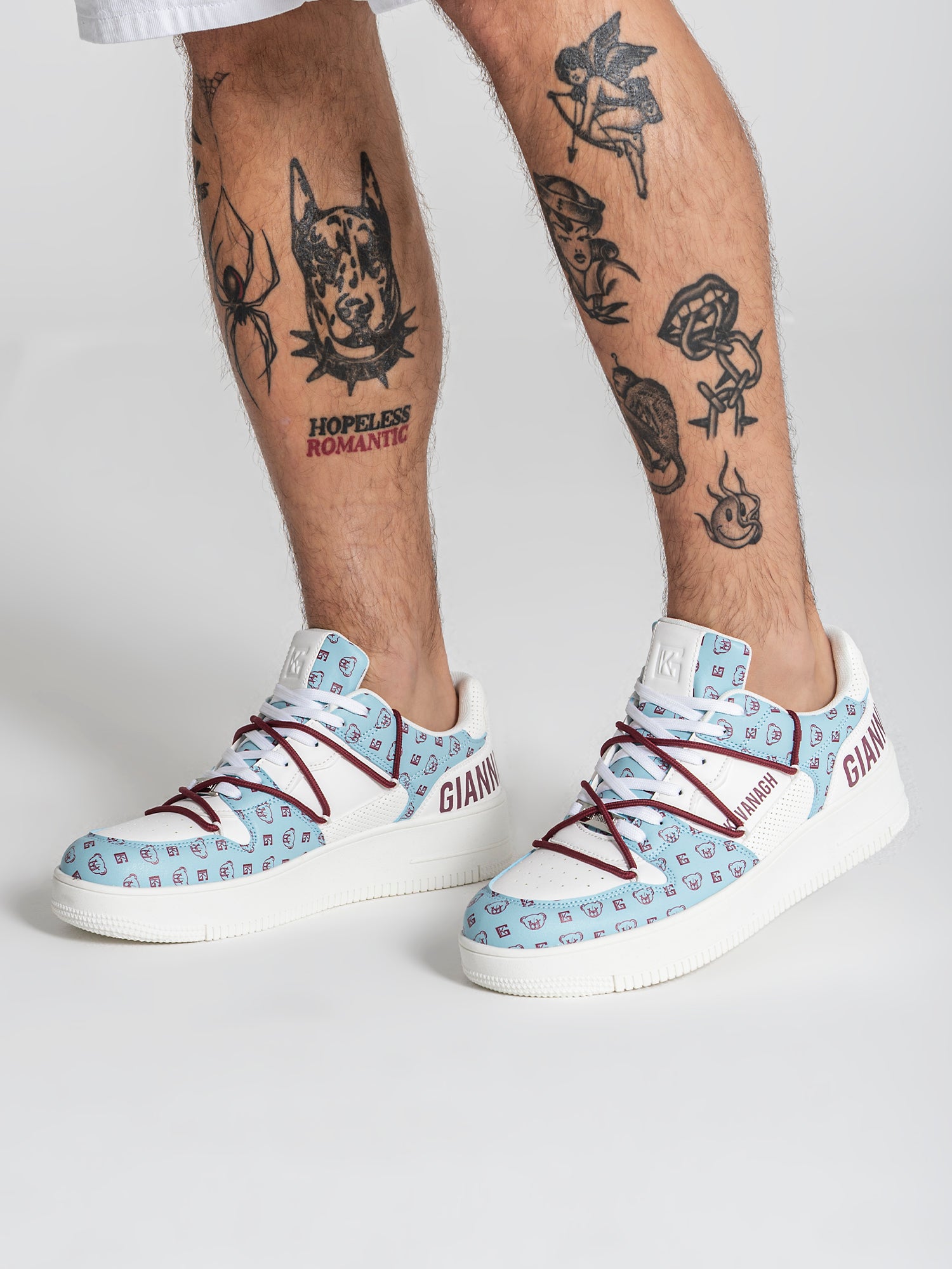 sneakers / Light Blue Bear Wrapped Sneakers