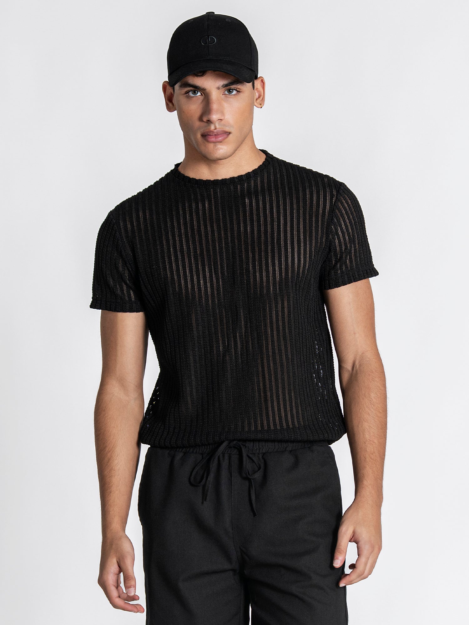 t-shirts / Black Texture GG Tee