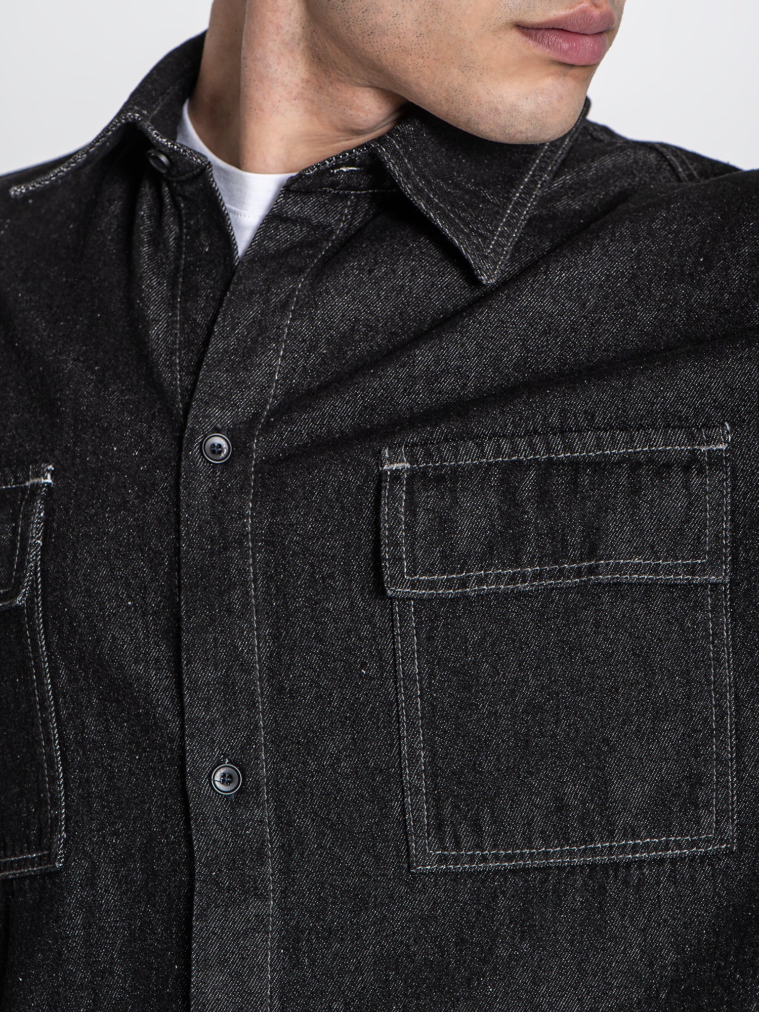 shirts / Black Utility Shirt