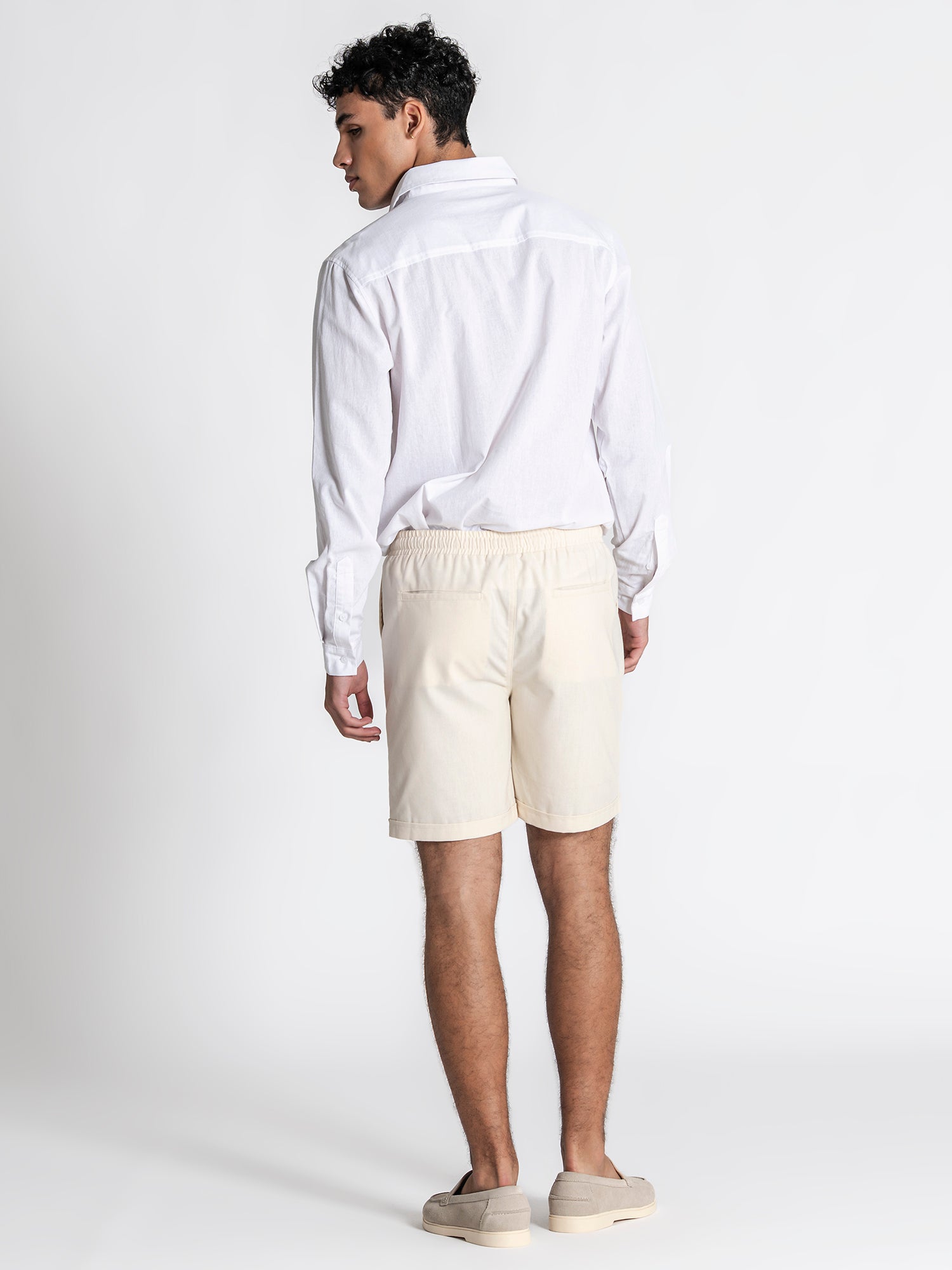 shirts / White GG Linen Shirt