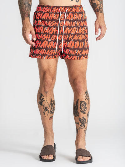 swimshorts / Orange Rebel Swimshorts
